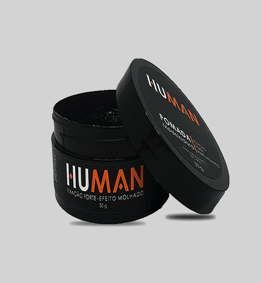Pomada Modeladora Forte Efeito Molhado Human 50g